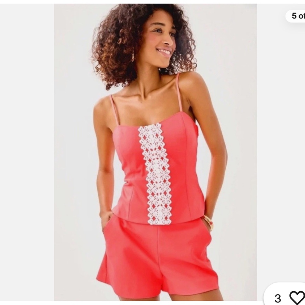 NWT Lilly Pulitzer SHELLI STRETCH TOP - CANE CORAL